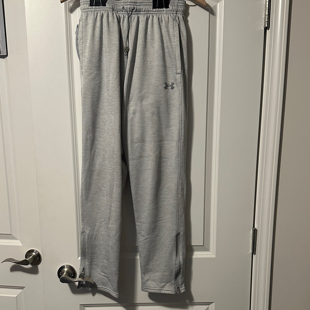 Under Armour Mens Light Gray Sweatpants